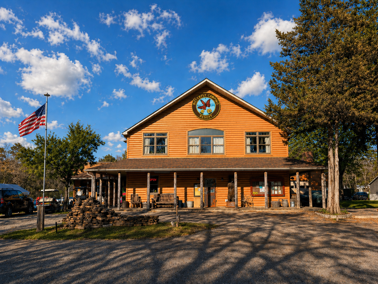 Butterfly Camping Resort main building